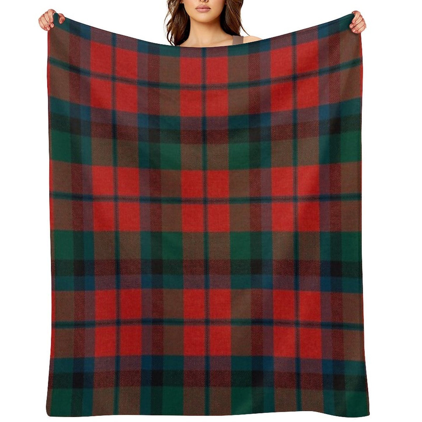 MacNaughton Scottish Tartan Throw Blanket