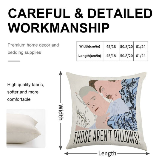 Those Aren’t Pillows! Linen Throw Pillow Cover