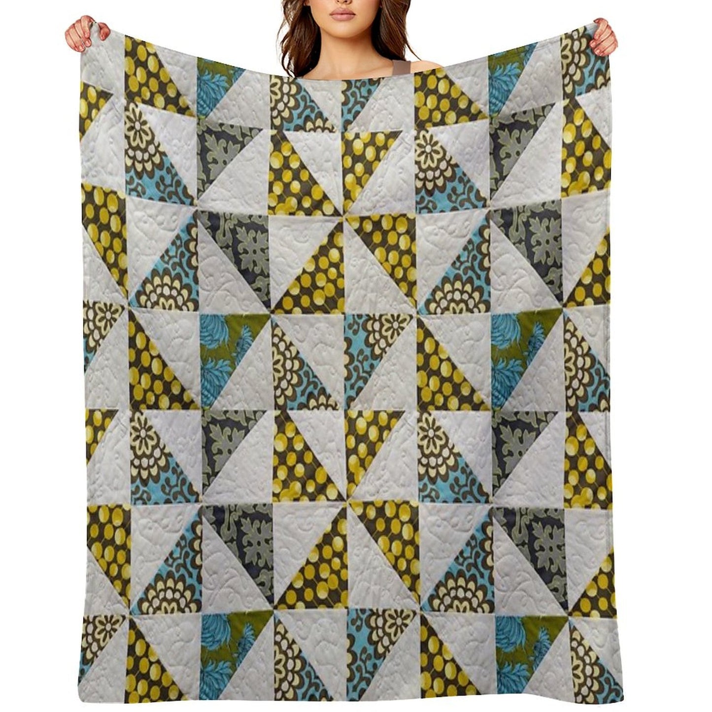 FNaF 4 Bed Texture Throw Blanket