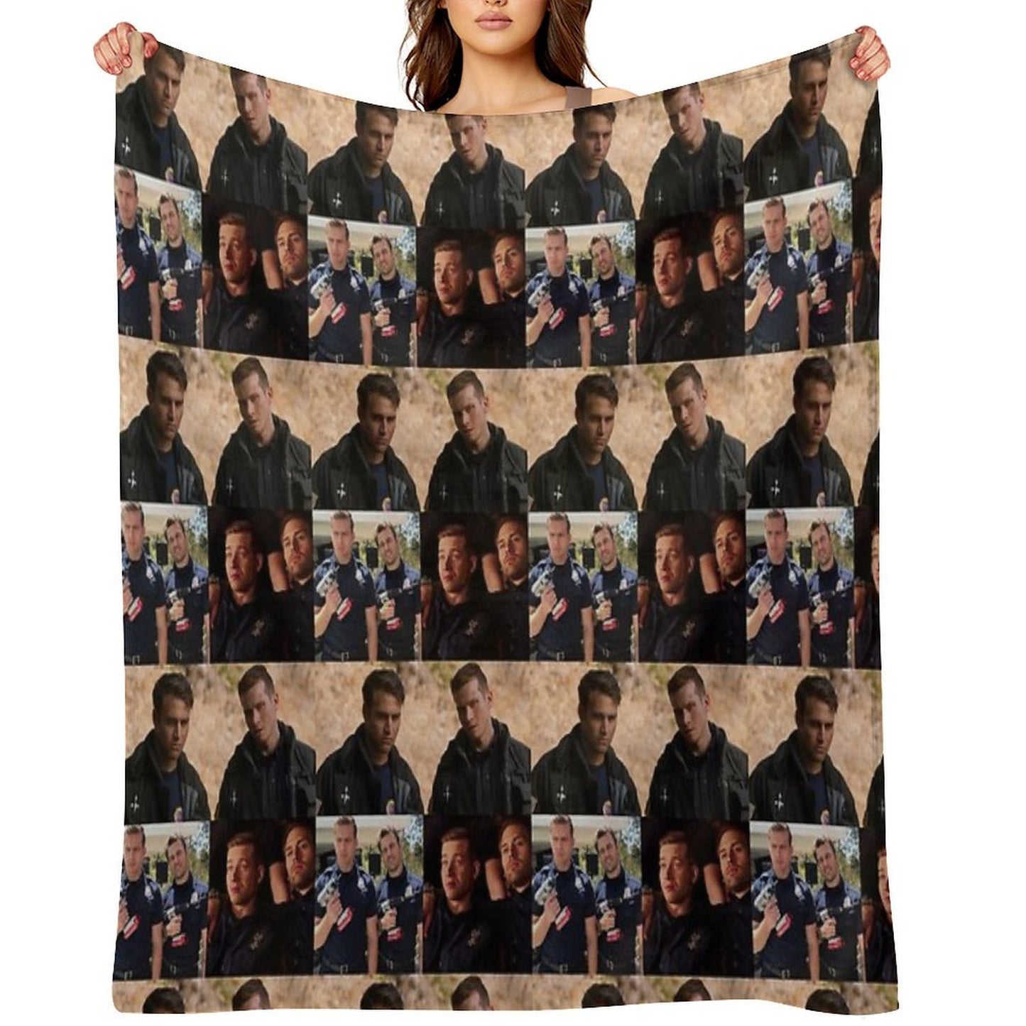 Buddie Collage Throw Blanket