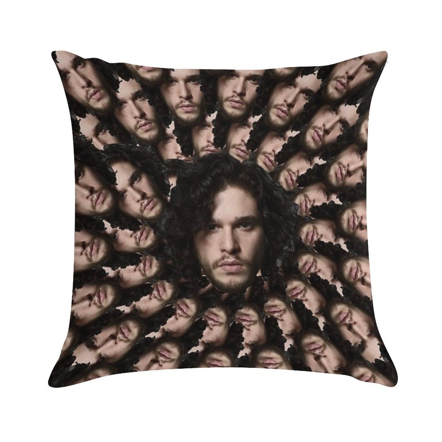 Kit Harington Fractal Soft Warmth Comfort Throw Pillow