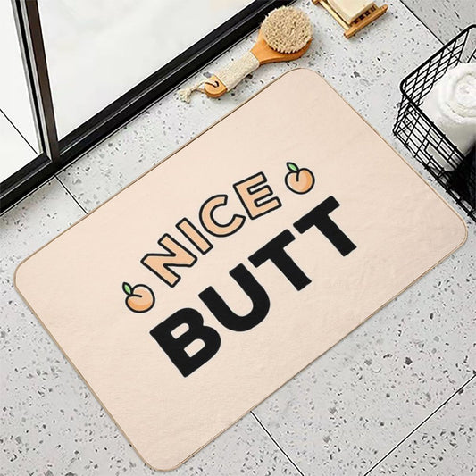 Nice Butt Peach Bath Mat