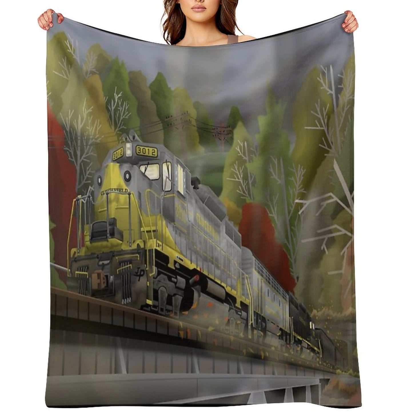 Appalachian Autumn Throw Blanket