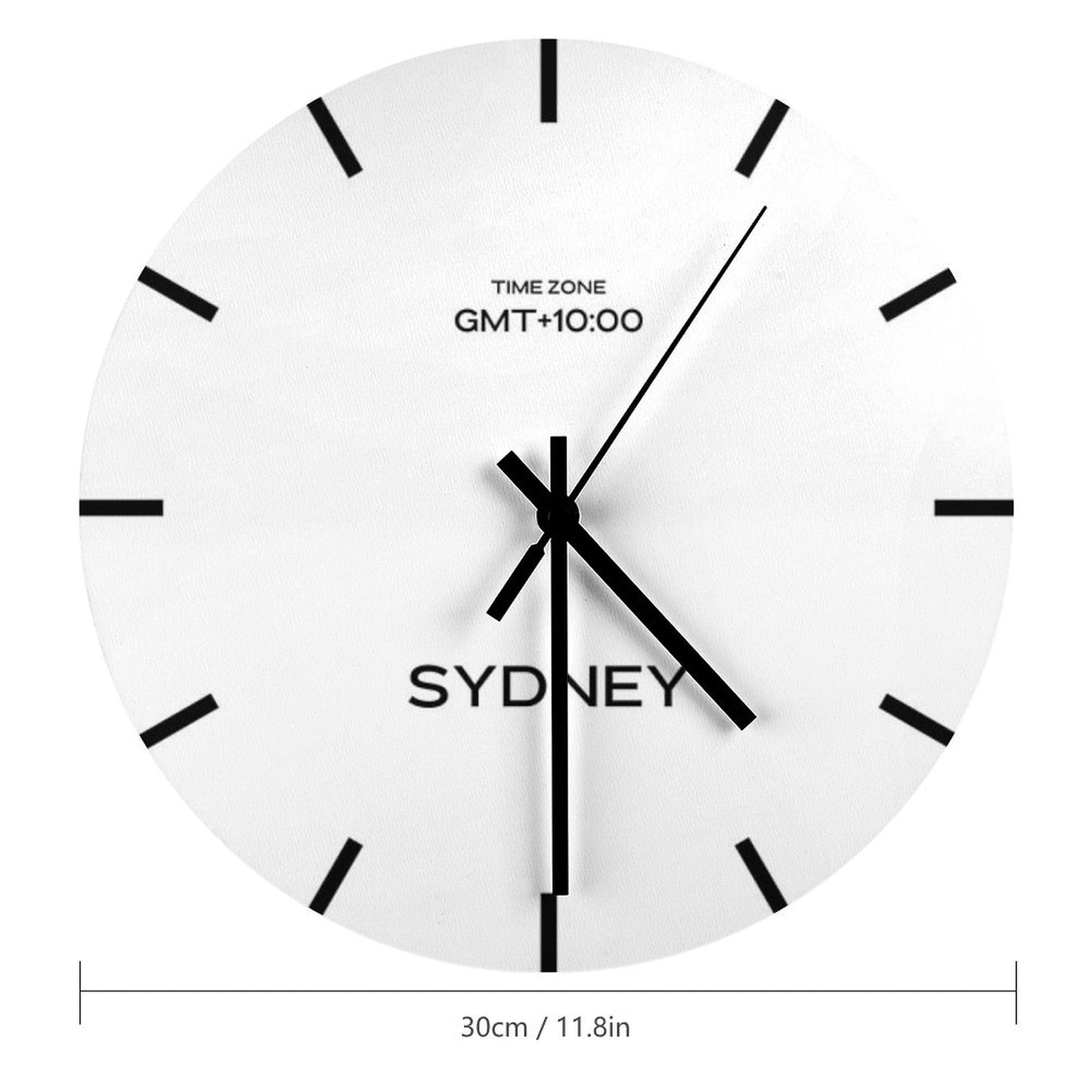 Sydney GMT Time Zone World Wall Clock Wall Clock