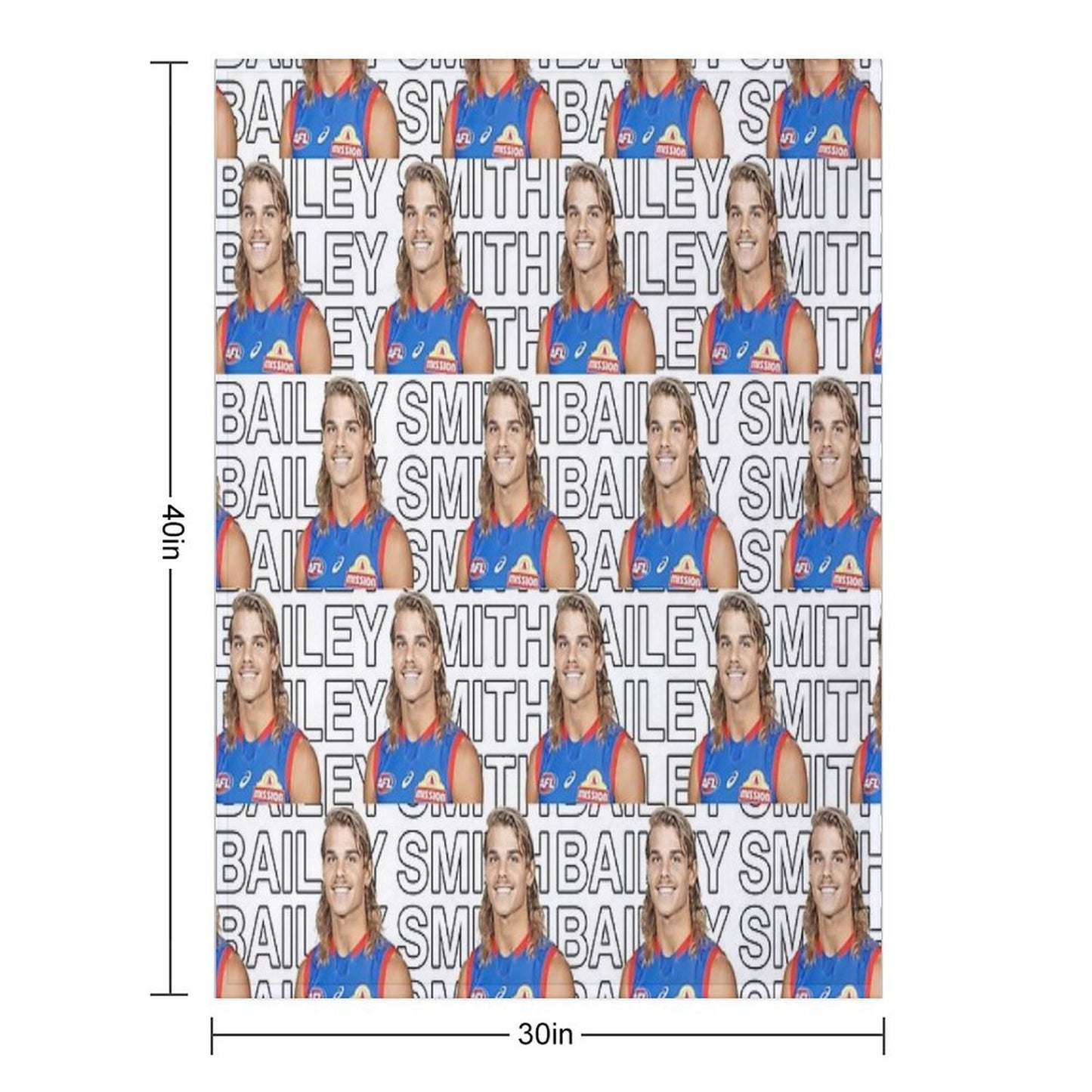 Bailey Smith Throw Blanket