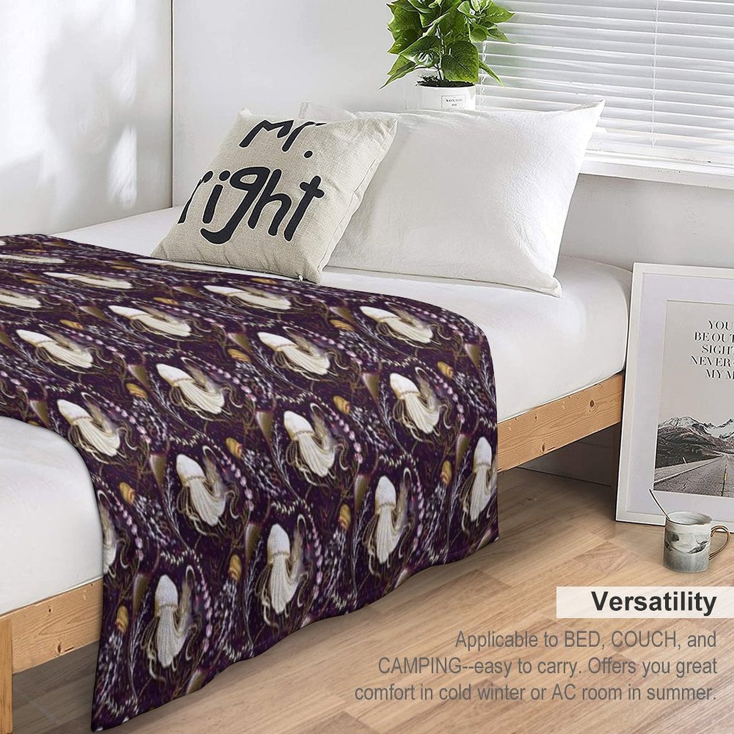 Jellyfish Throw Blanket