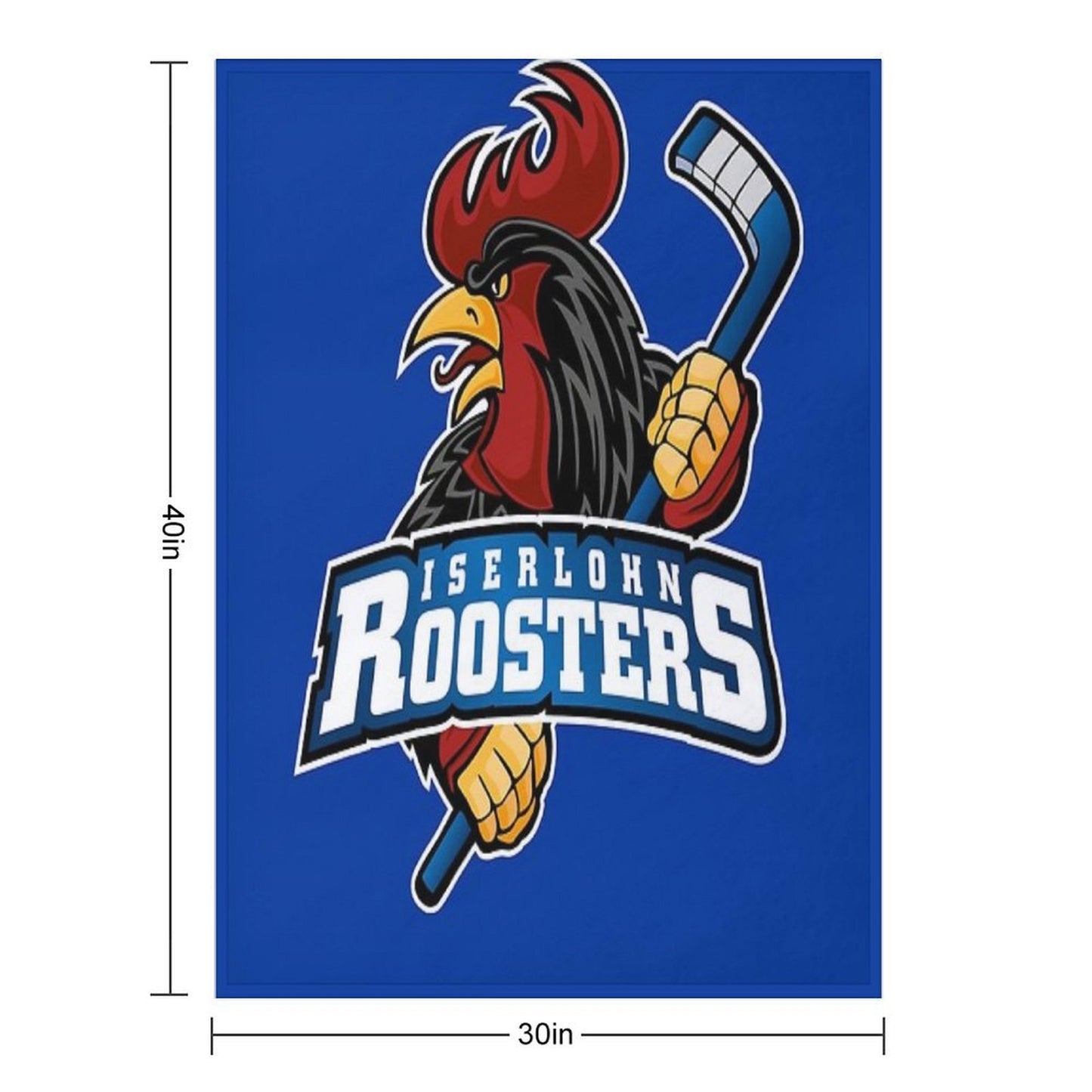 Iserlohn Roosters Throw Blanket