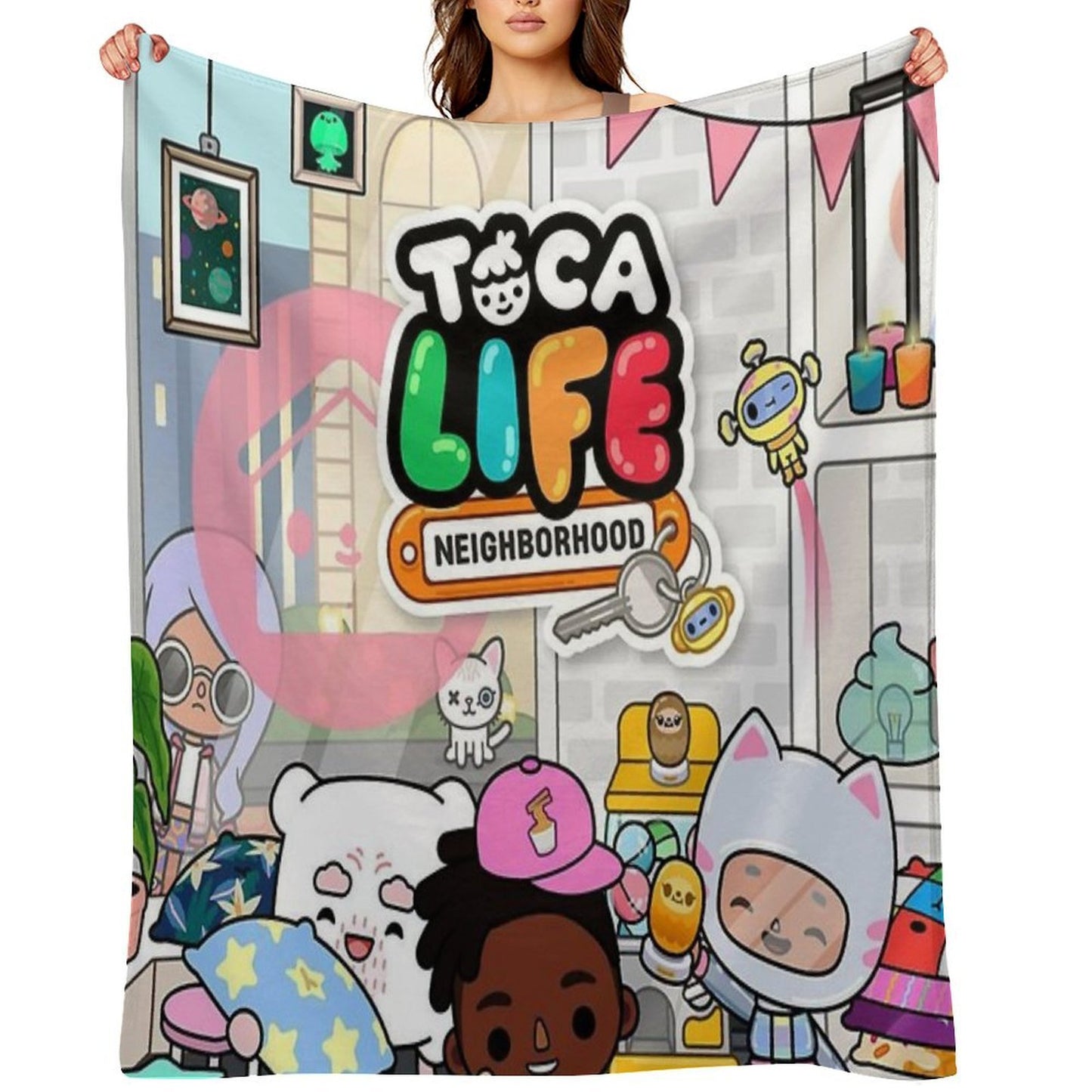 Toca Boca Life Throw Blanket