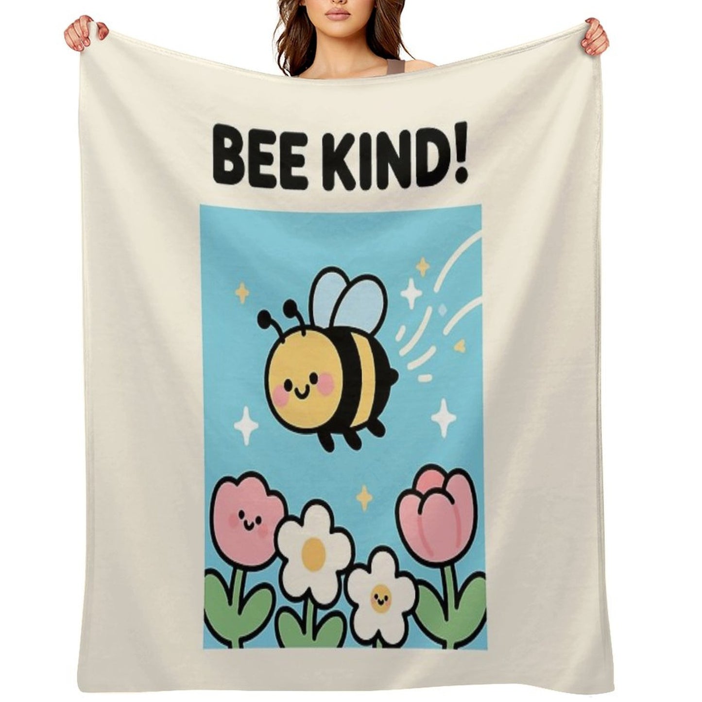 Bee Kind! Throw Blanket