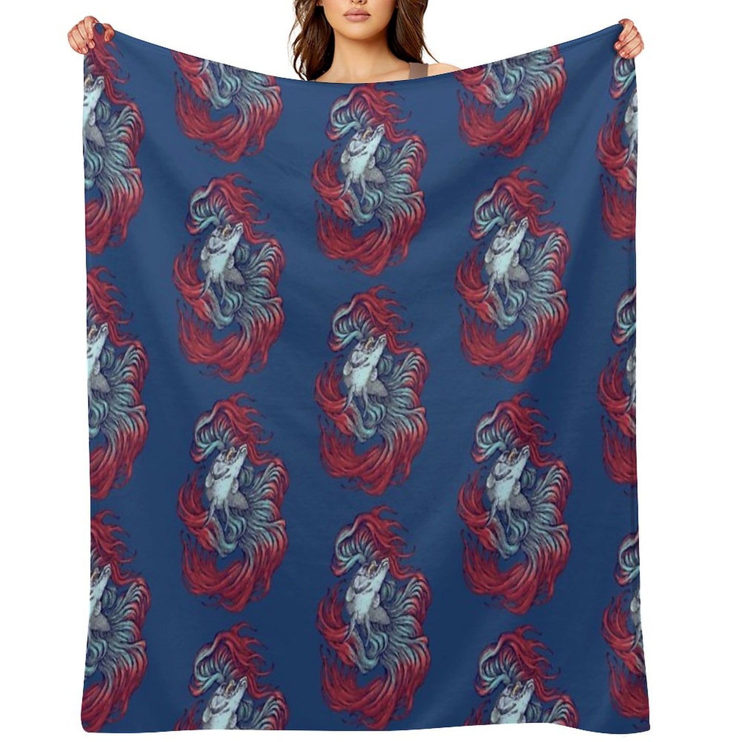 Betta New Wave Throw Blanket