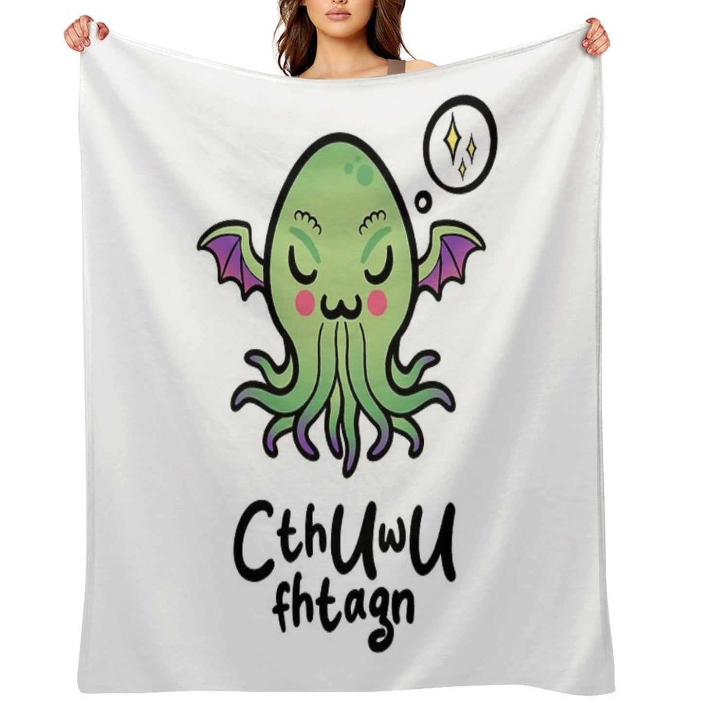 CthUwU Fhtagn Throw Blanket