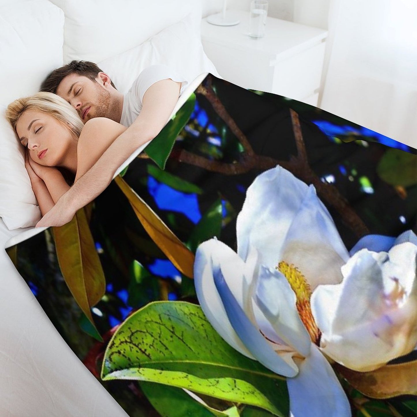 Magnolia Throw Blanket