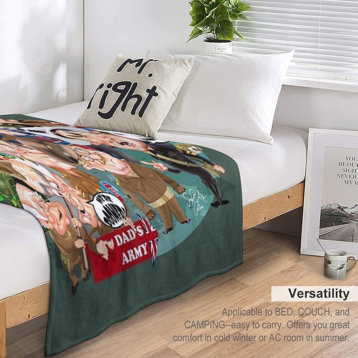 Dads Army Collective Throw Blanket