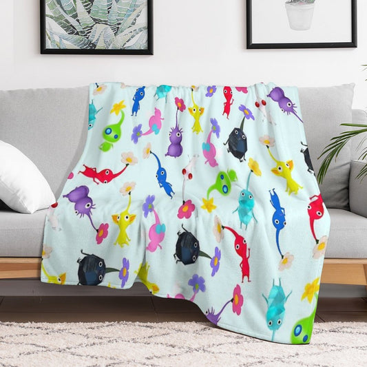 ALL Pikmin Throw Blanket