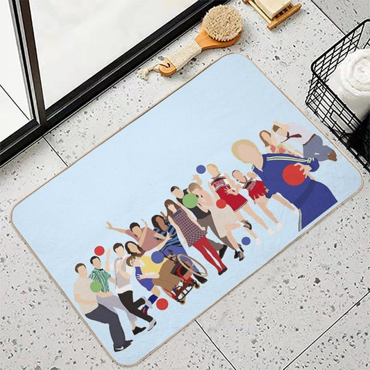 Glee Characters Bath Mat