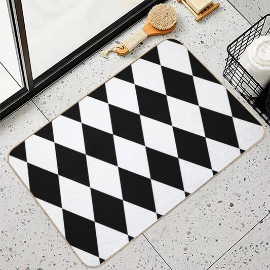 Harlequin Diamonds Bath Mat