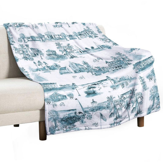 Toile 30A Throw Blanket
