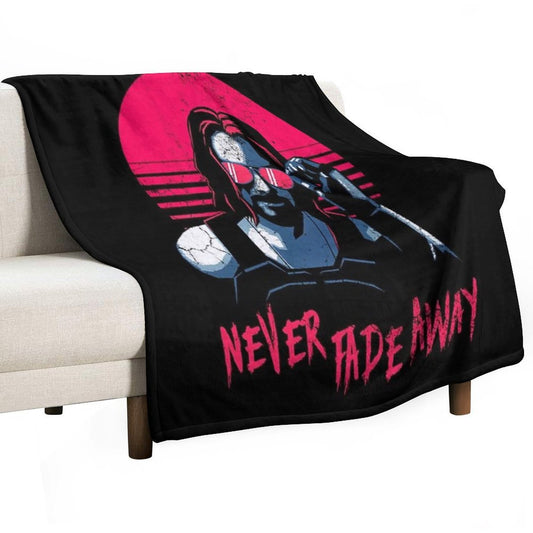 Johnny Silverhand Cyberpunk - Never Fade Away Classic Throw Blanket