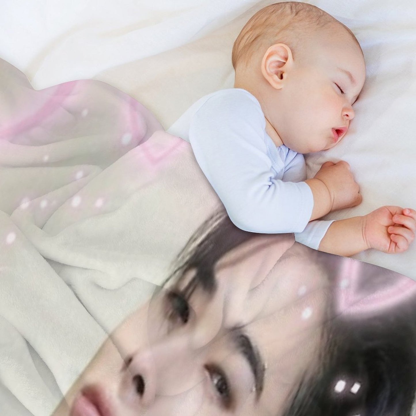 Kpop Enhypen Niki Pink Hearts Throw Blanket