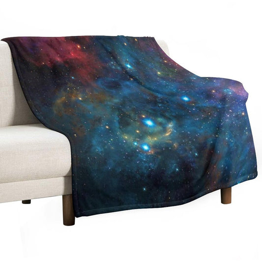 Galaxy Design Throw Blanket