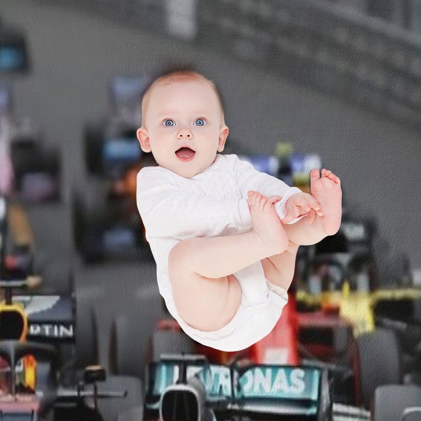 F1 Race Start Throw Blanket
