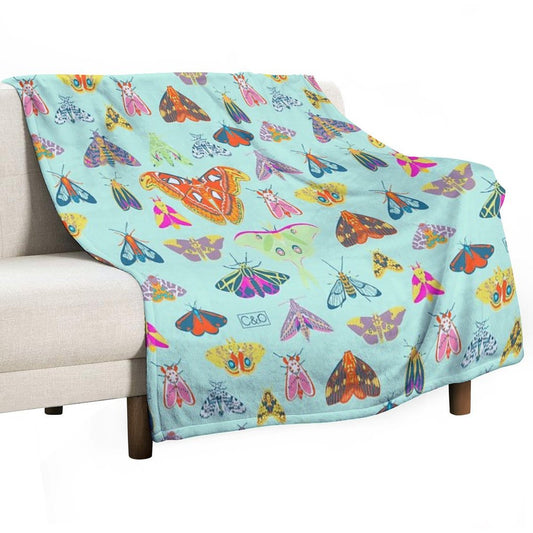 Lots of Lepidoptera Throw Blanket