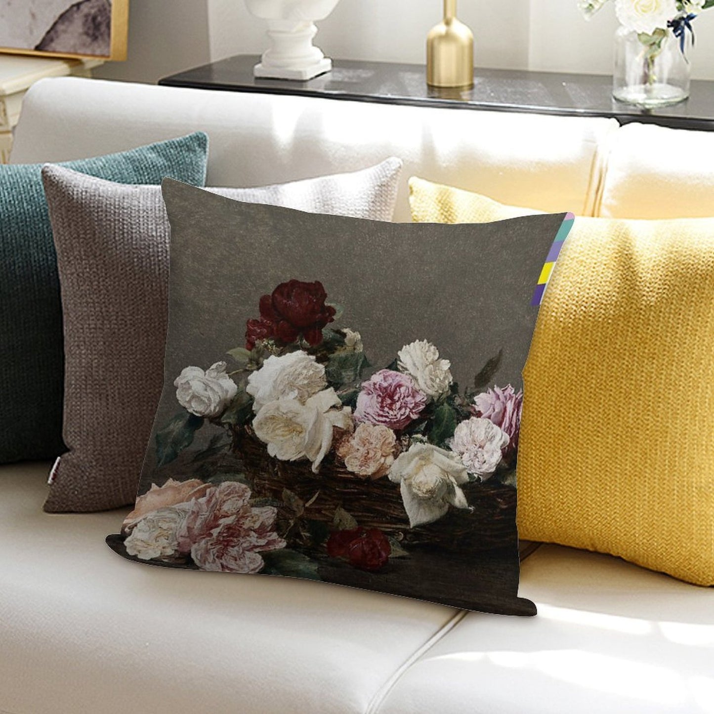 New Order - Power, Corruption & Lies Soft Fade-Resistant Throw Pillow