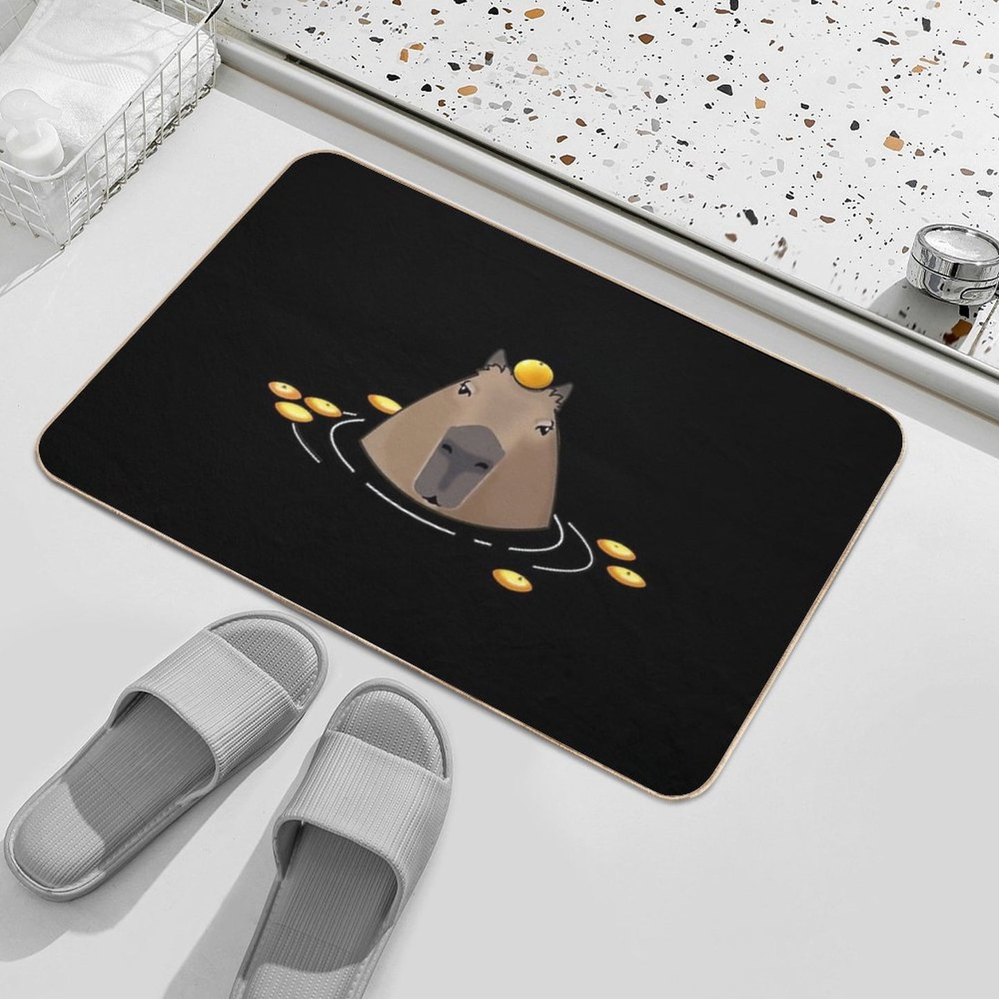 Capybara Bath Mat