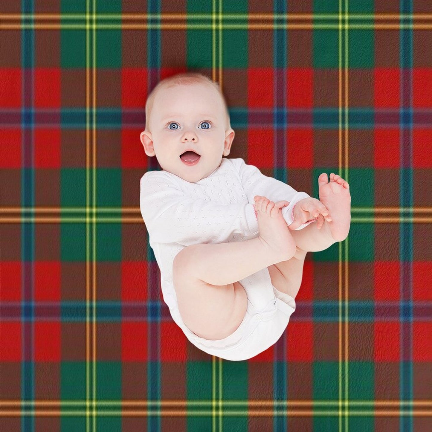 HUTCHINSON (Hutcheson) Tartan ✧ Border Reiver Clan & Family Name Plaid Throw Blanket