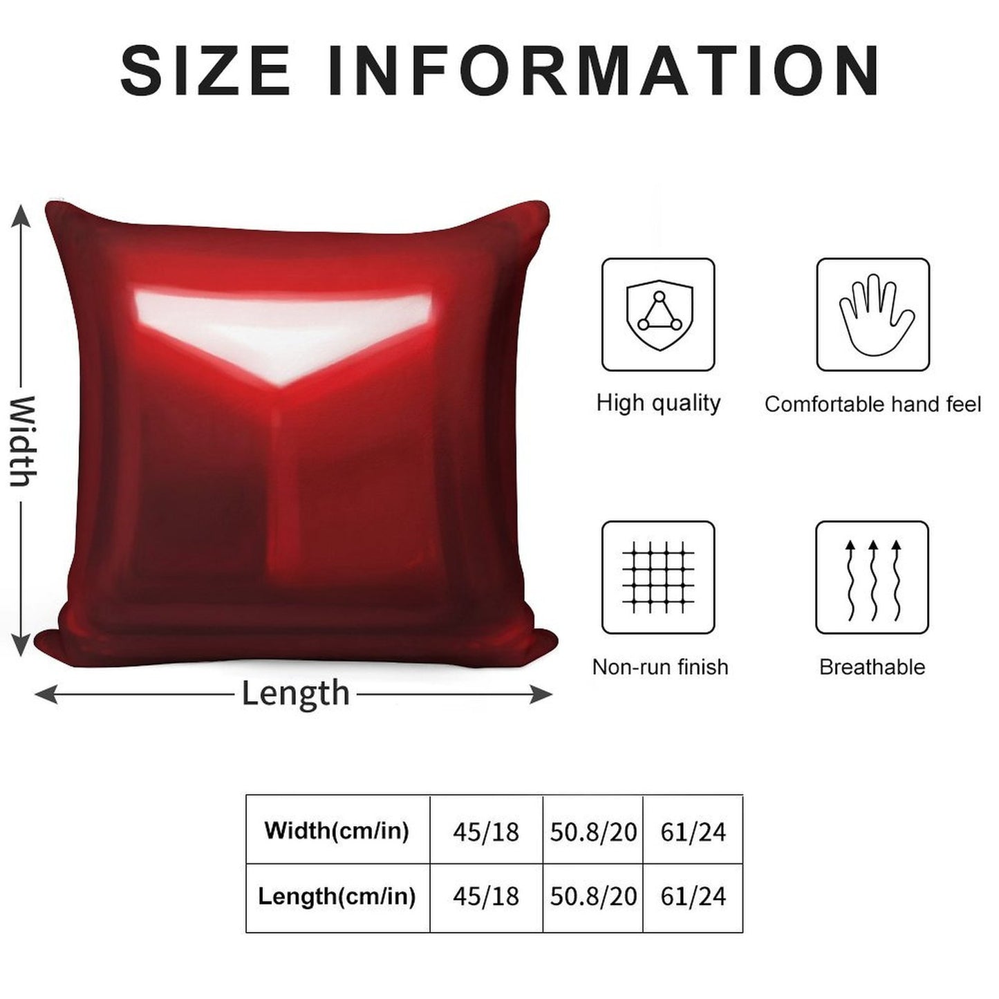 Beat Saber Red Block Throw Pillow Cover Soft Durable Construction Throw Pillow