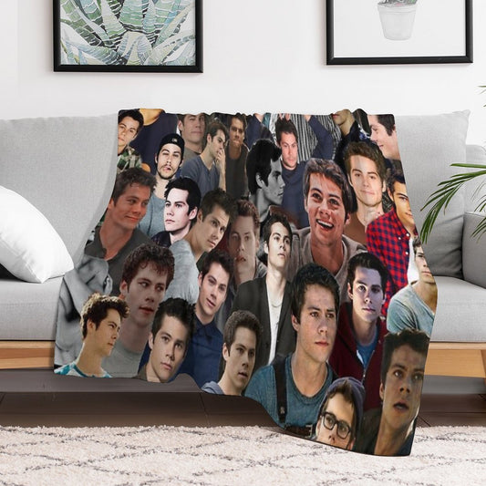 Dylan O'brien Collage Throw Blanket