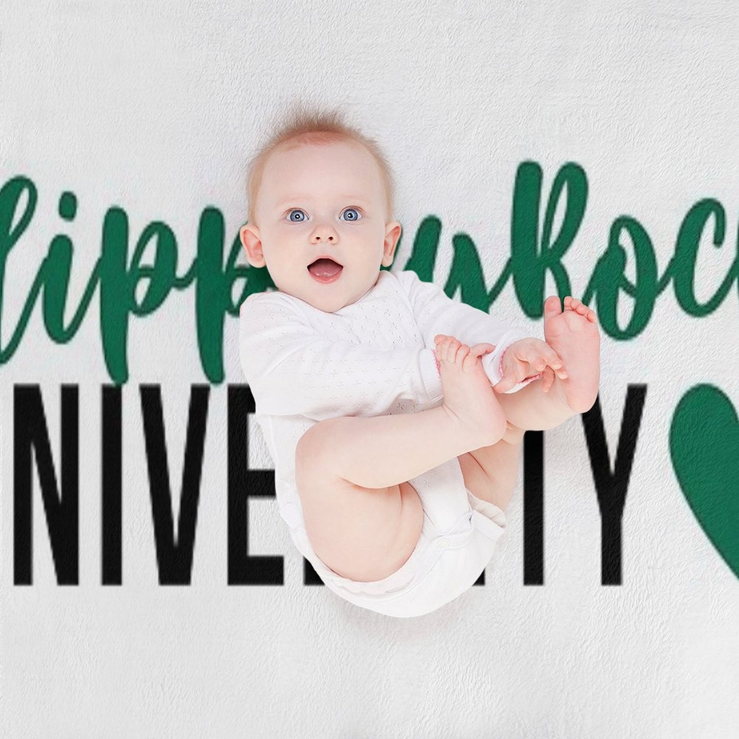 Slippery Rock Sticker Throw Blanket