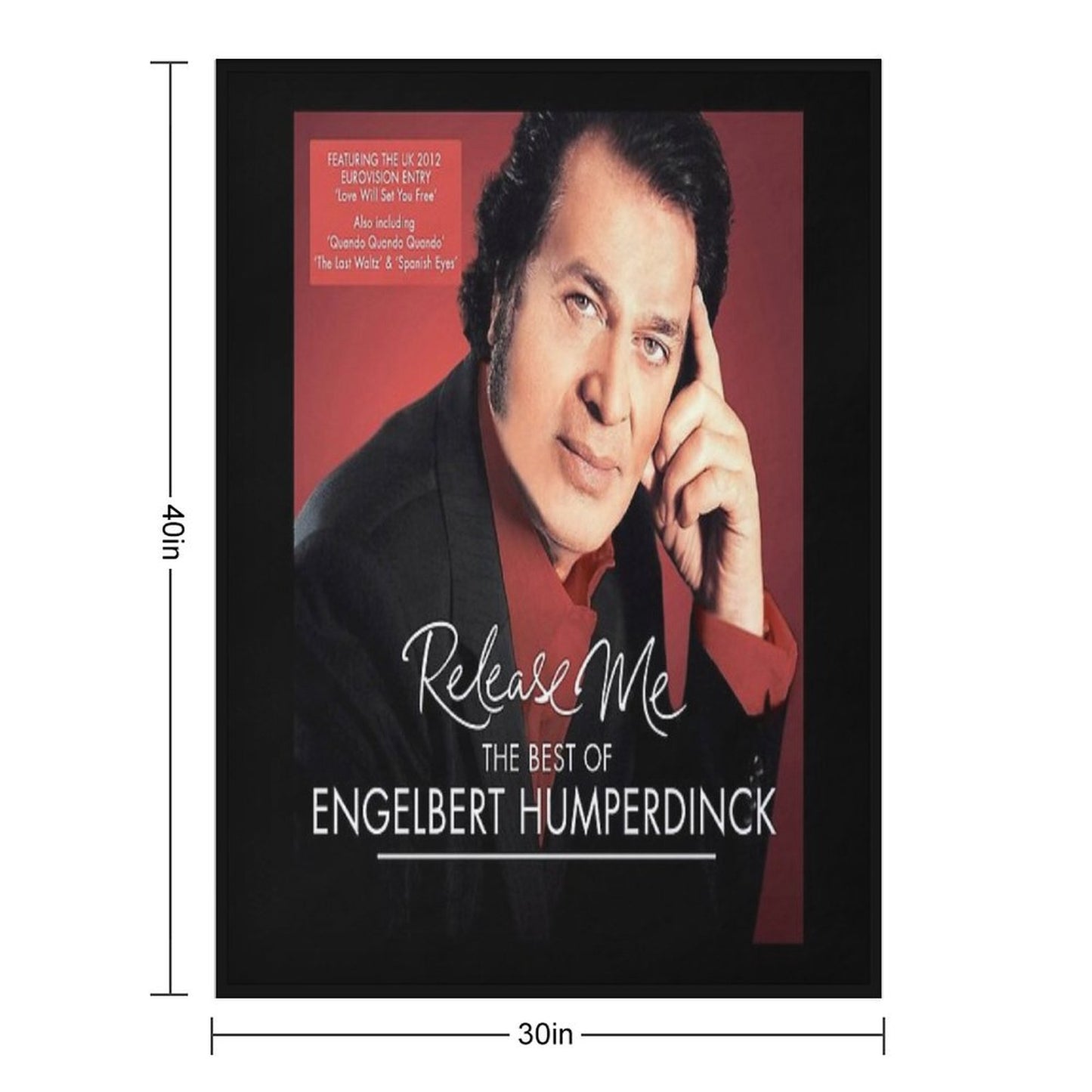 The Best of Engelbert Humperdinck Throw Blanket