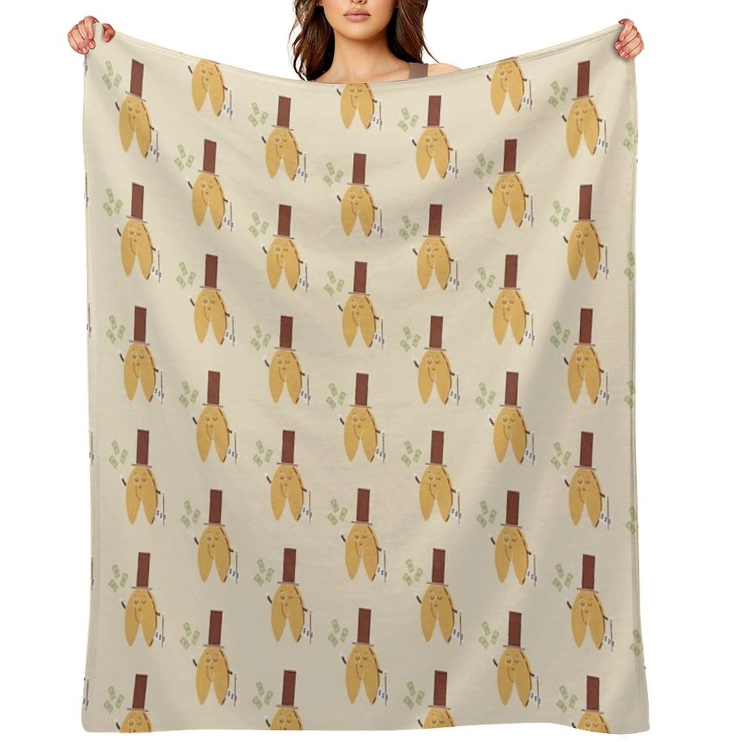 Fortune Cookie Throw Blanket