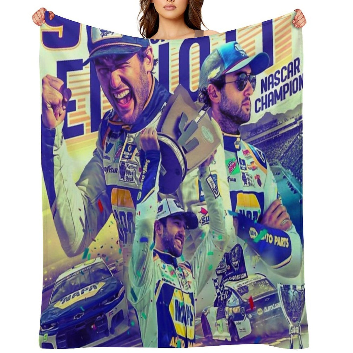 Chase Elliott Throw Blanket