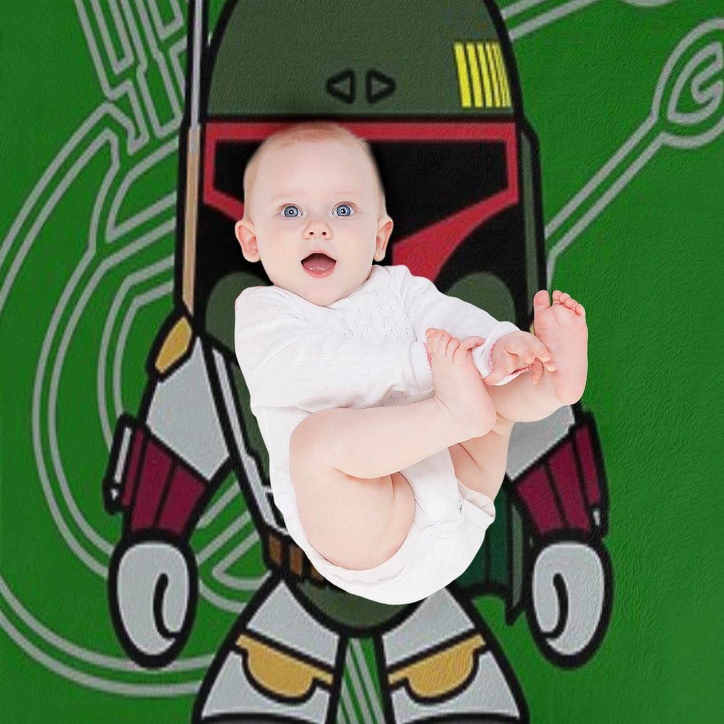 Boba Fett Throw Blanket