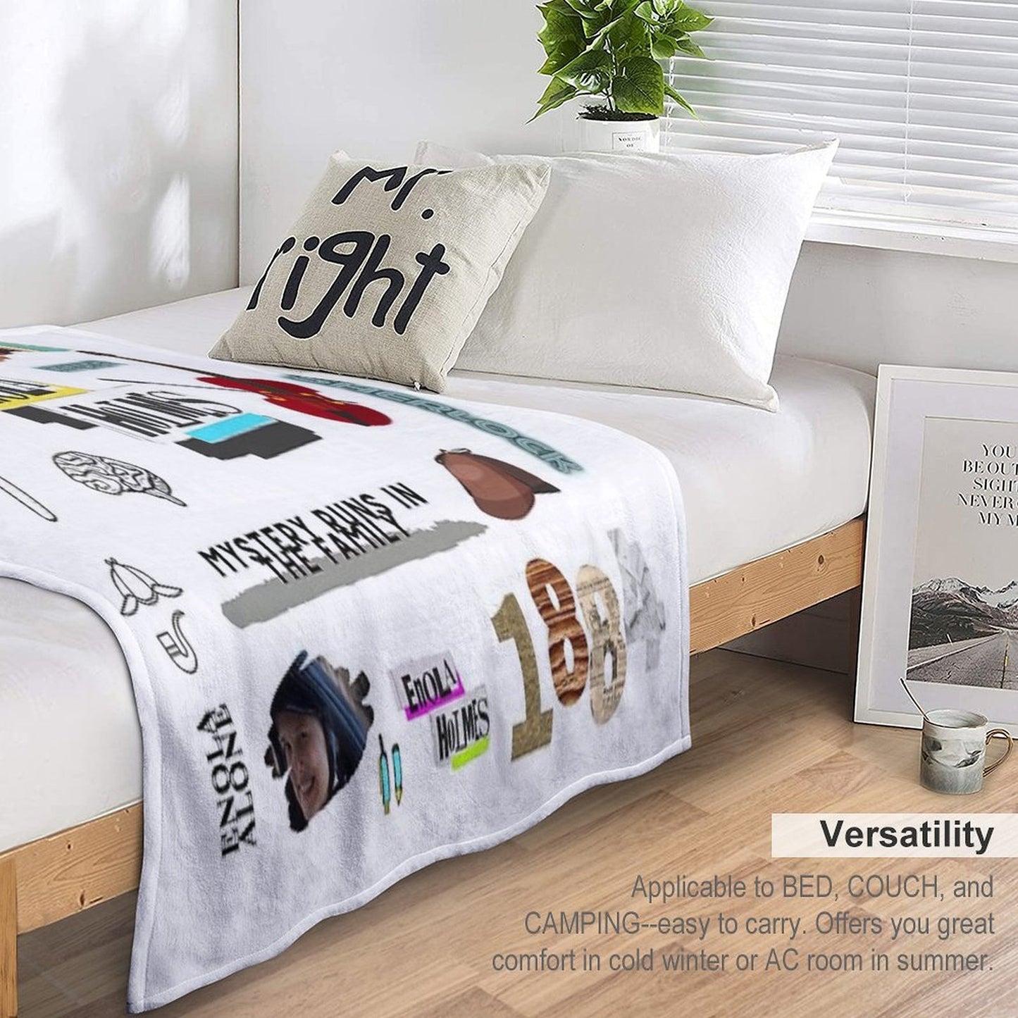 Enola Holmes Throw Blanket