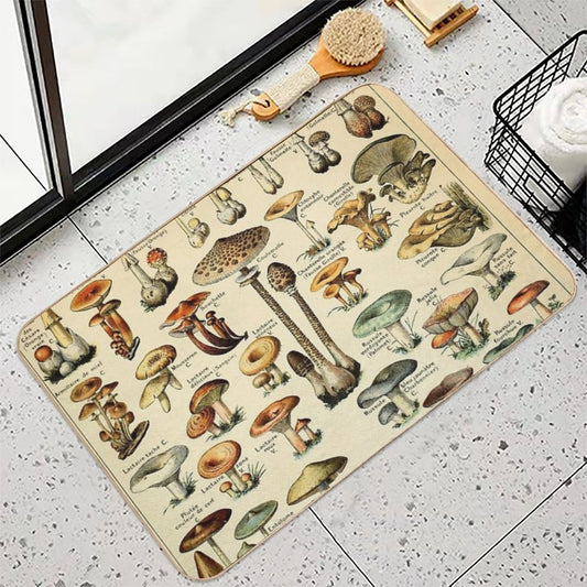Mushrooms Bath Mat