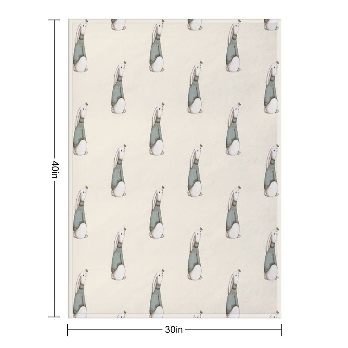 Blue Jumper Throw Blanket