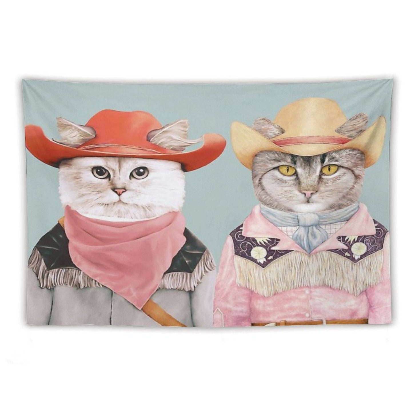 Cowboy Cats Tapestry