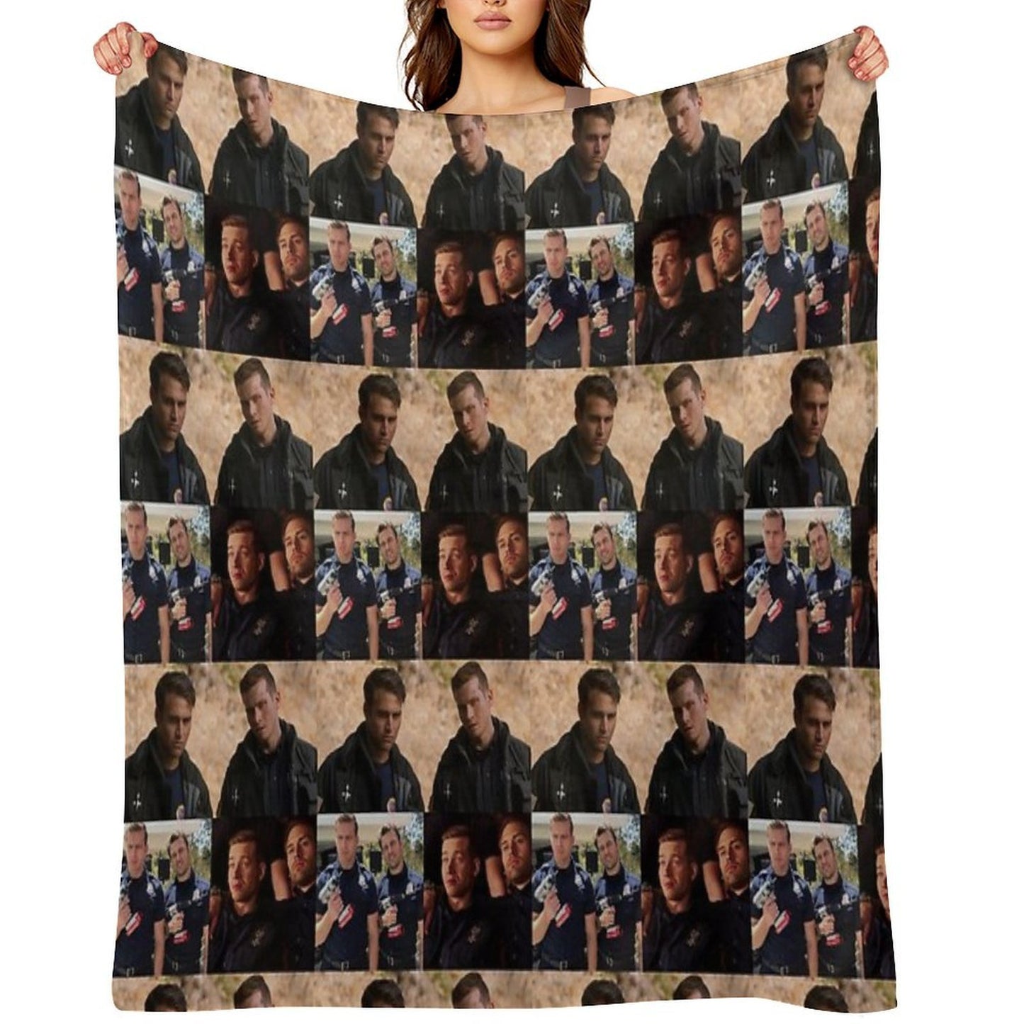 Buddie Collage Throw Blanket