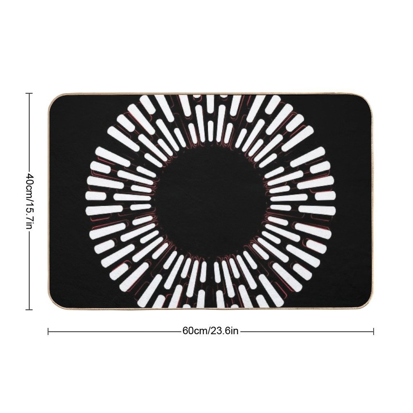 Death Star Lighting Bath Mat