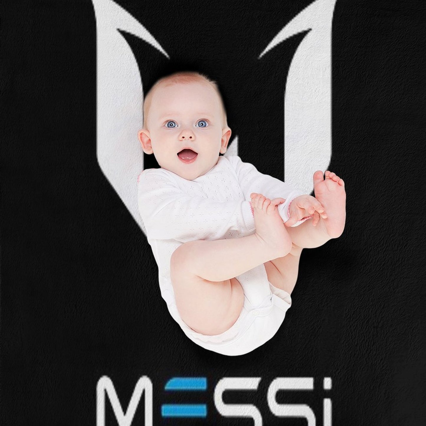 Lionel Messi Logo Throw Blanket