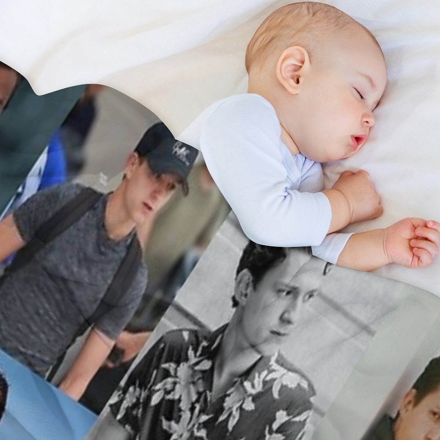 Tom Holland Collage Throw Blanket