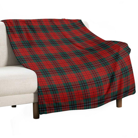 Clan Nicolson Tartan Throw Blanket