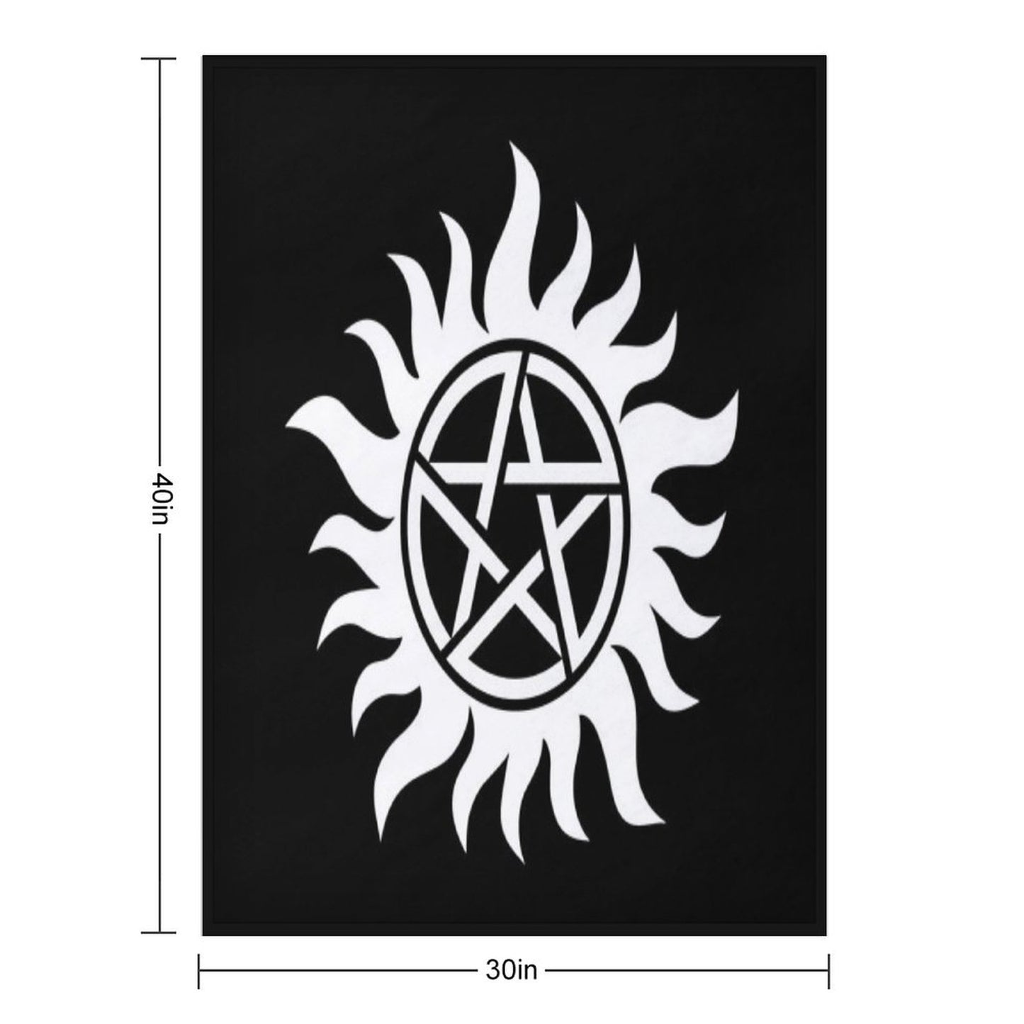 Supernatural Sigil - Anti Possession Throw Blanket