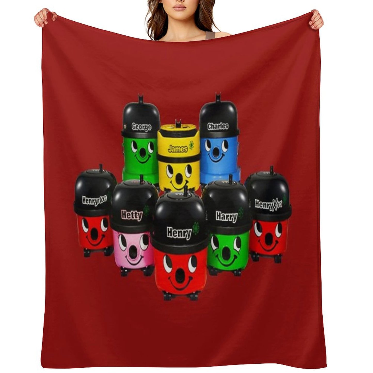 Henry Hoover And Friends Throw Blanket