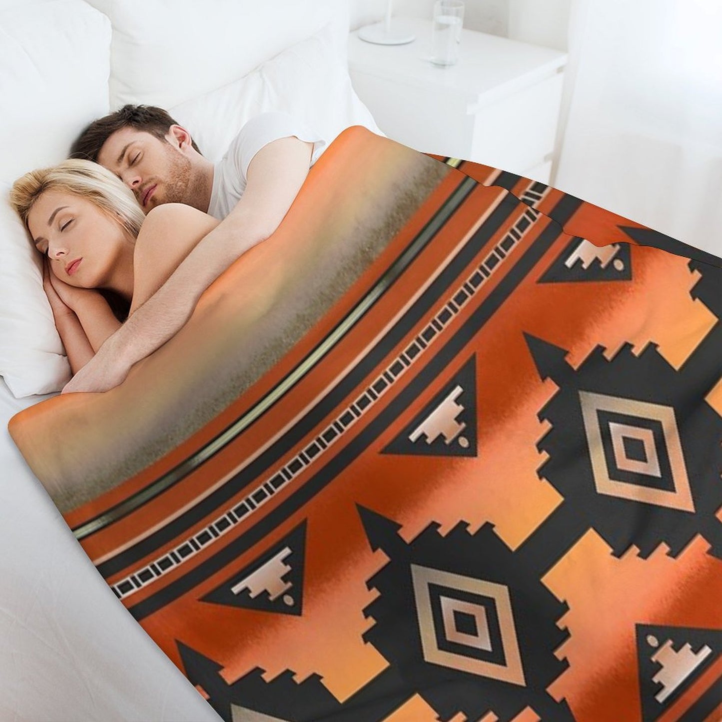 Canyon Navajo Rust Throw Blanket