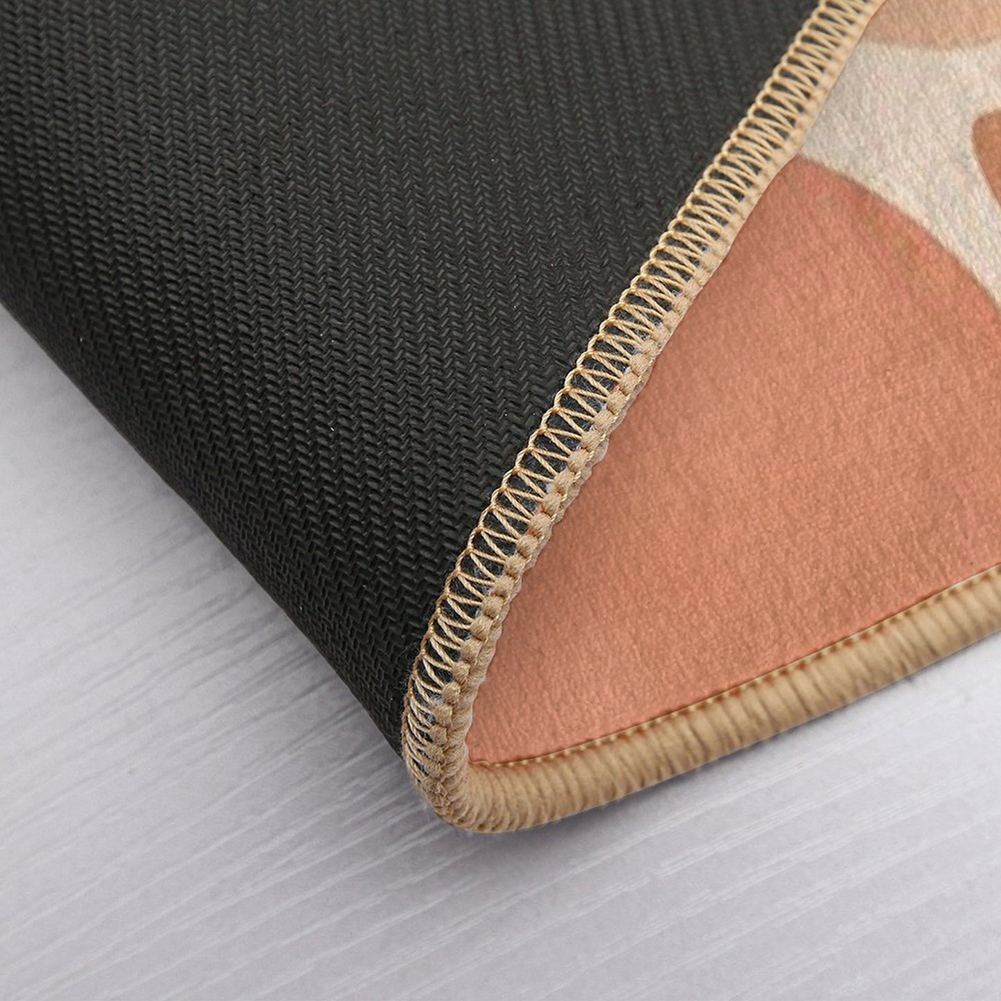 Terracotta Shapes Bath Mat