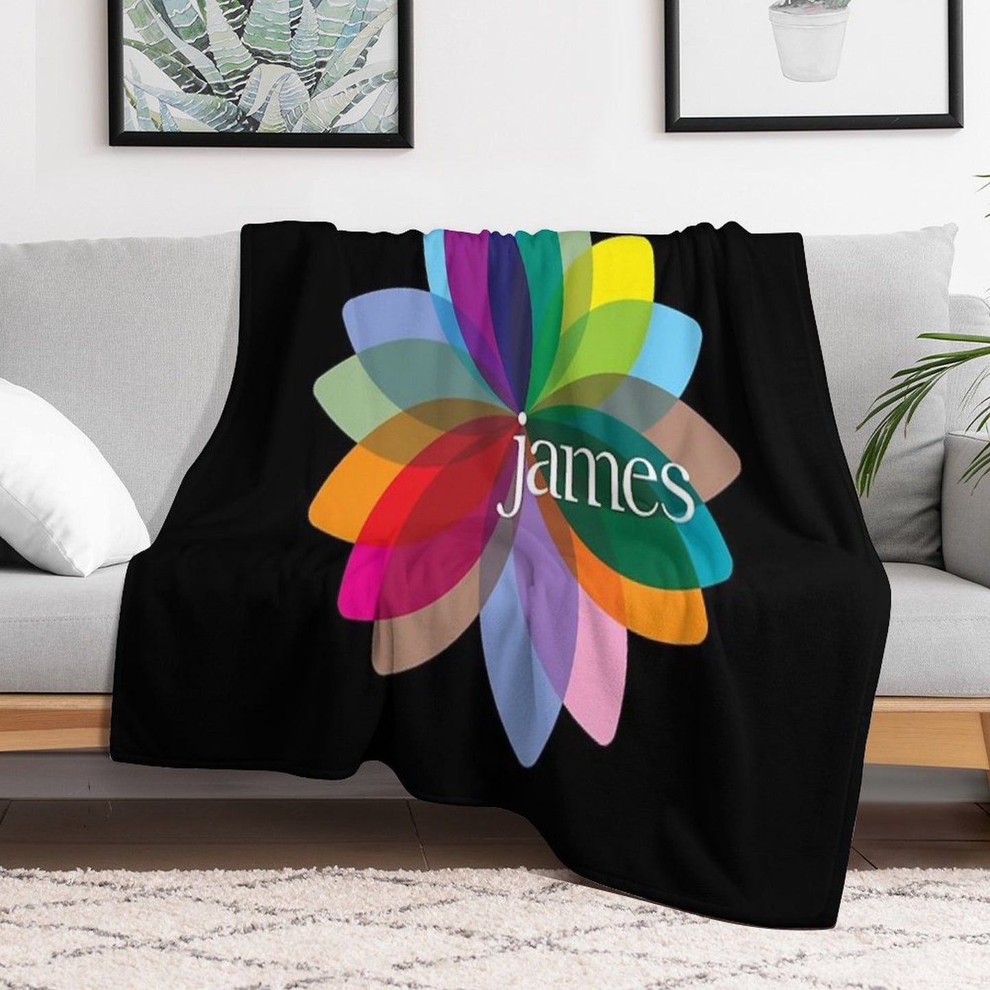 James Band Throw Blanket